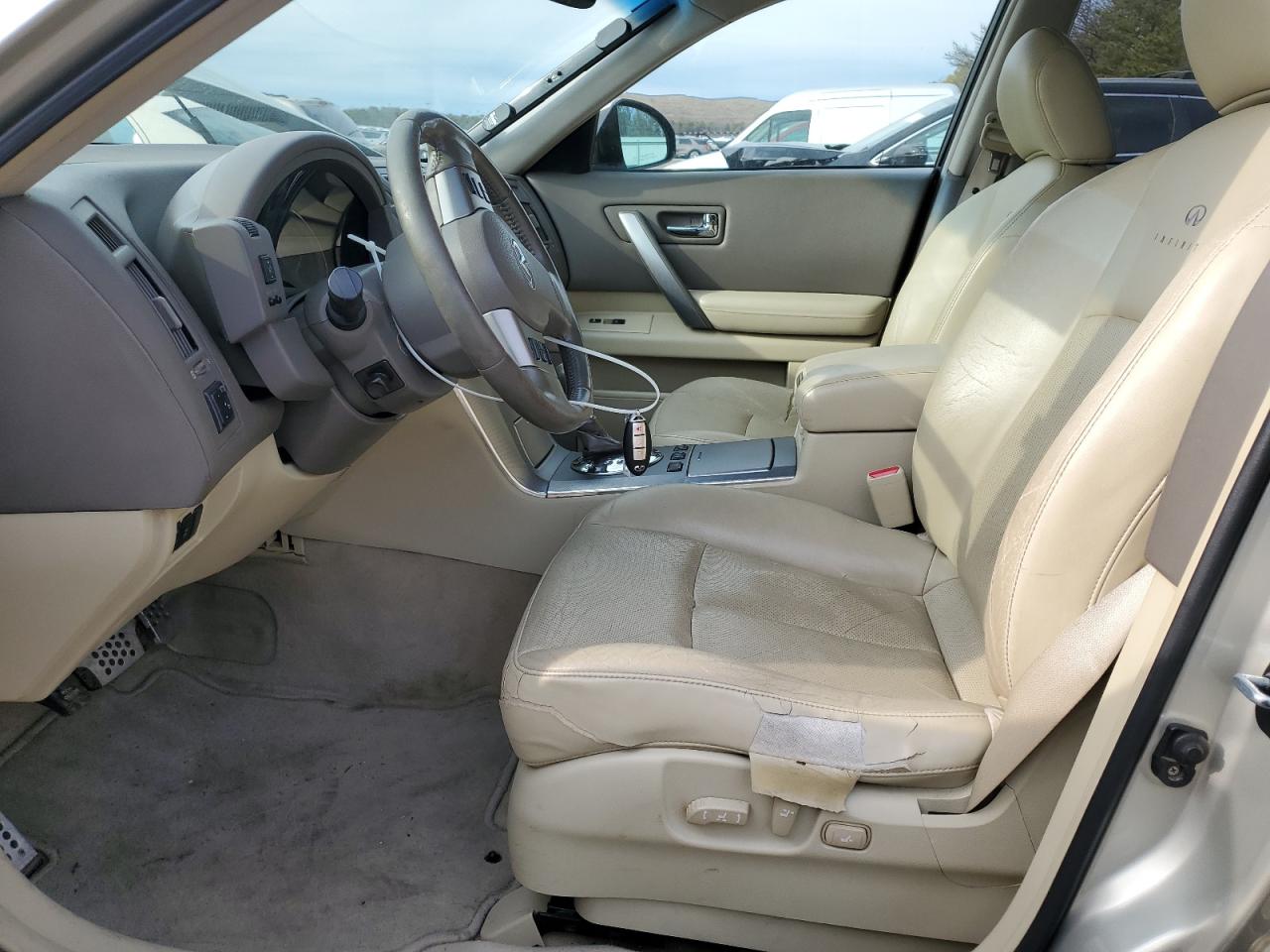 2006 Infiniti FX VIN JNRAS08W76X204088 Copart auction photo, front end / side damage thumbnail 7