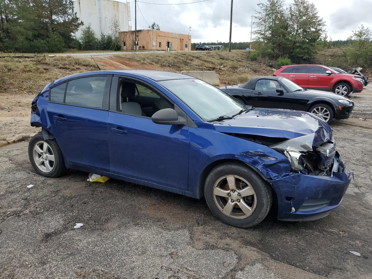2013 Chevrolet Cruze VIN 1G1PA5SH7D7261370 Copart auction photo, front end damage thumbnail 4