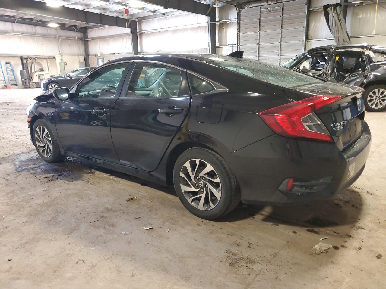 2017 Honda Civic VIN 2HGFC2F73HH544115 Copart auction photo, front end / side damage thumbnail 2