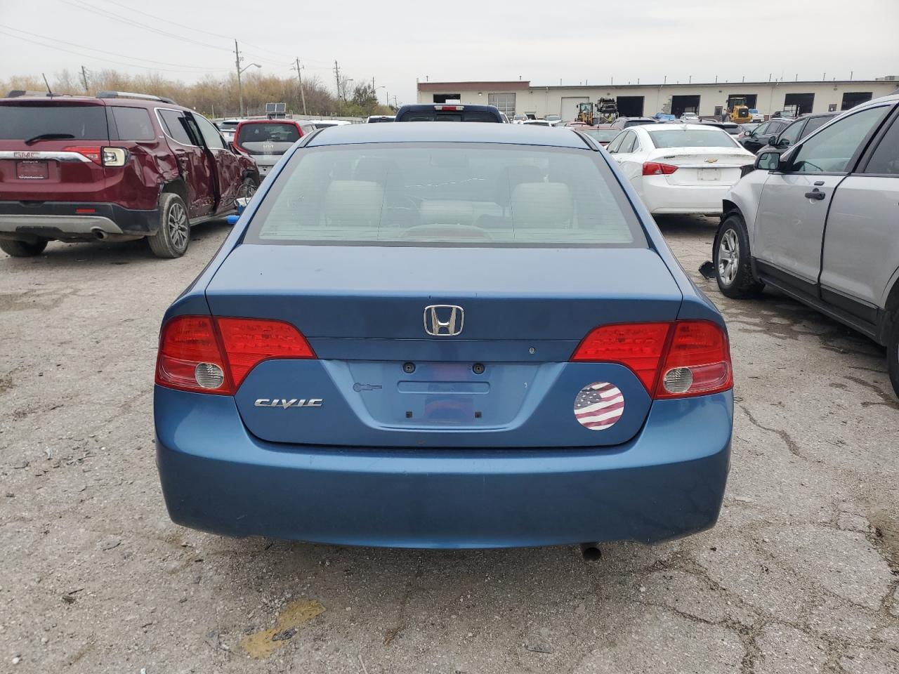 2008 Honda Civic VIN 1HGFA16558L009742 Copart auction photo, all over / minor dent/scratches damage thumbnail 6