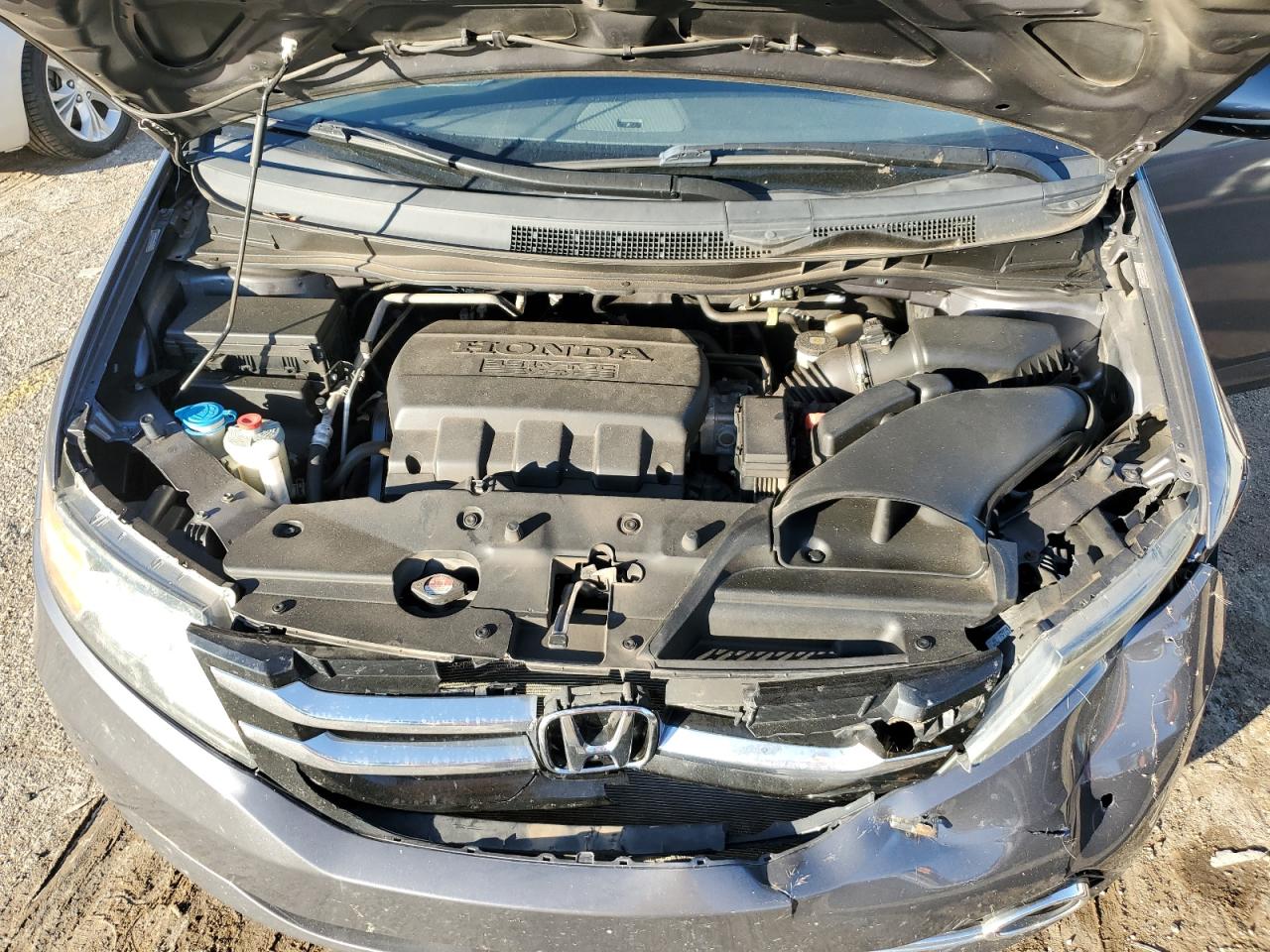 2014 Honda Odyssey VIN 5FNRL5H9XEB093536 Copart auction photo, front end damage thumbnail 12