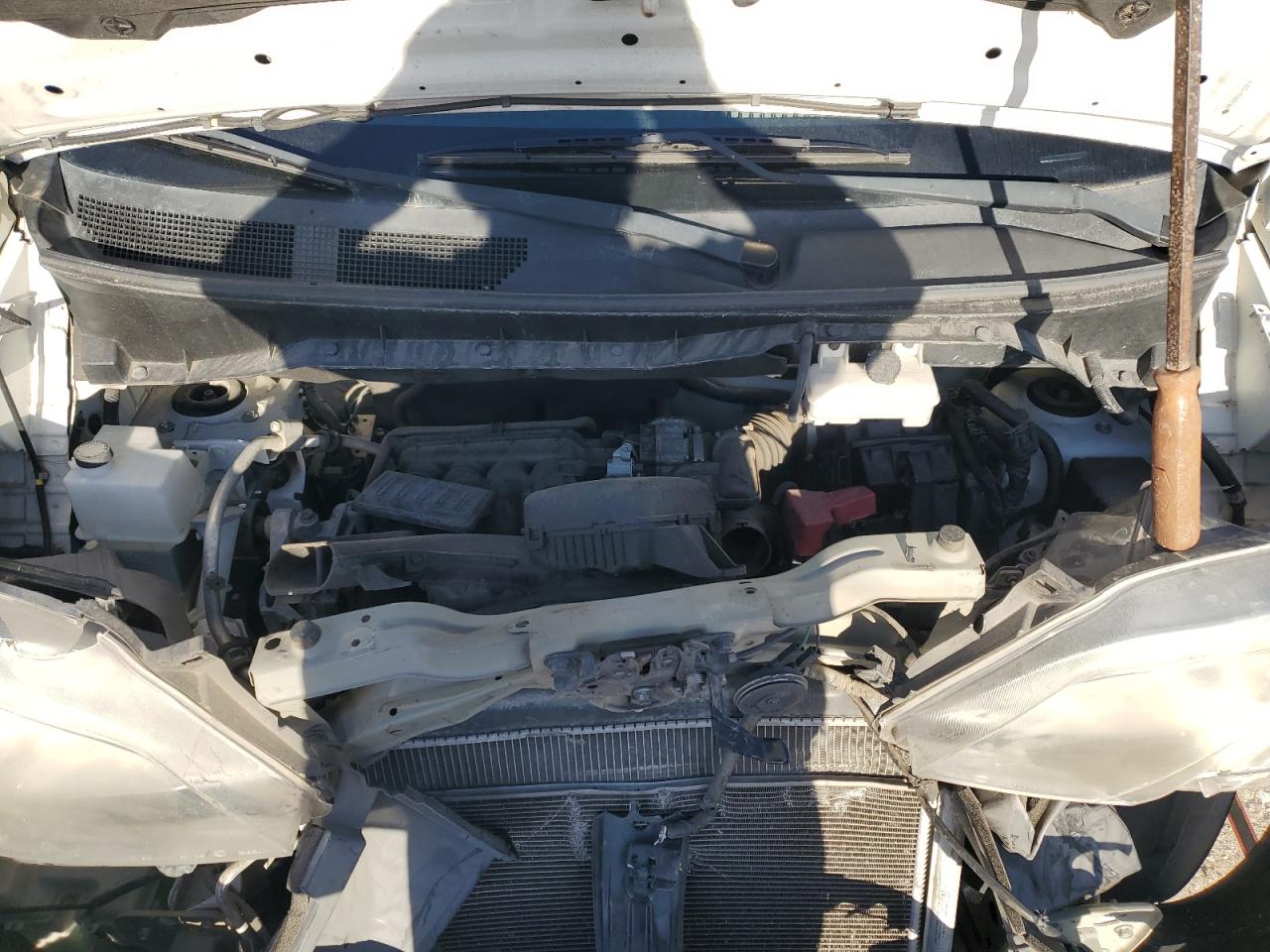 2015 Nissan NV VIN 3N6CM0KN2FK695736 Copart auction photo, front end / side damage thumbnail 12