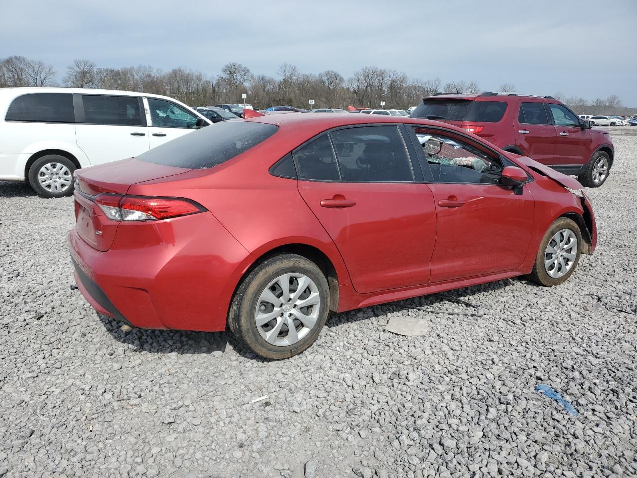 2020 Toyota Corolla VIN JTDEPRAE0LJ080530 Copart auction photo, front end damage thumbnail 3
