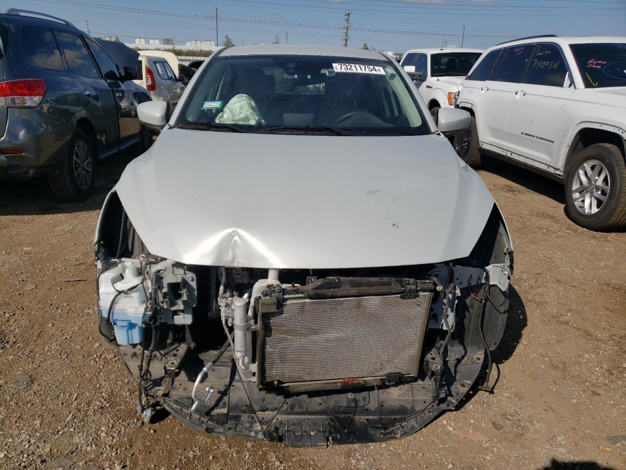 2020 Toyota Yaris VIN 3MYDLBJV1LY716660 Copart auction photo, front end damage thumbnail 5