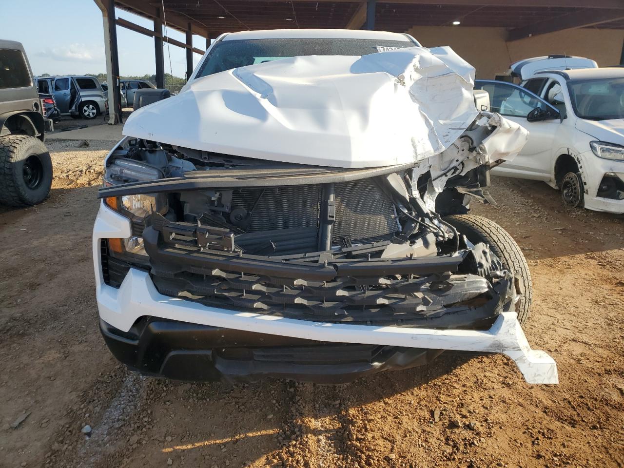 2023 Chevrolet Silverado VIN 3GCPAAEK4PG110194 Copart auction photo, front end / side damage thumbnail 5