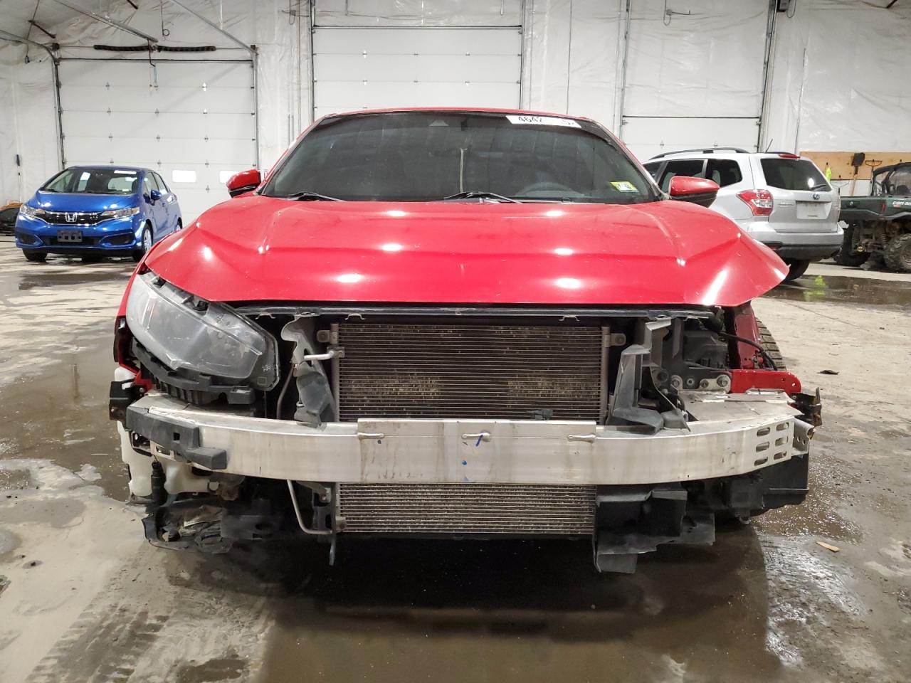 2019 Honda Civic VIN 2HGFC4B69KH309525 Copart auction photo, front end / minor dent/scratches damage thumbnail 5