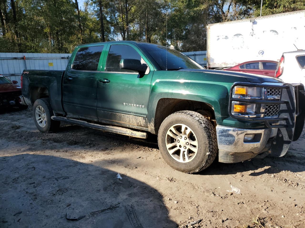 2015 Chevrolet Silverado VIN 3GCUKREC9FG445540 Copart auction photo, front end damage thumbnail 4