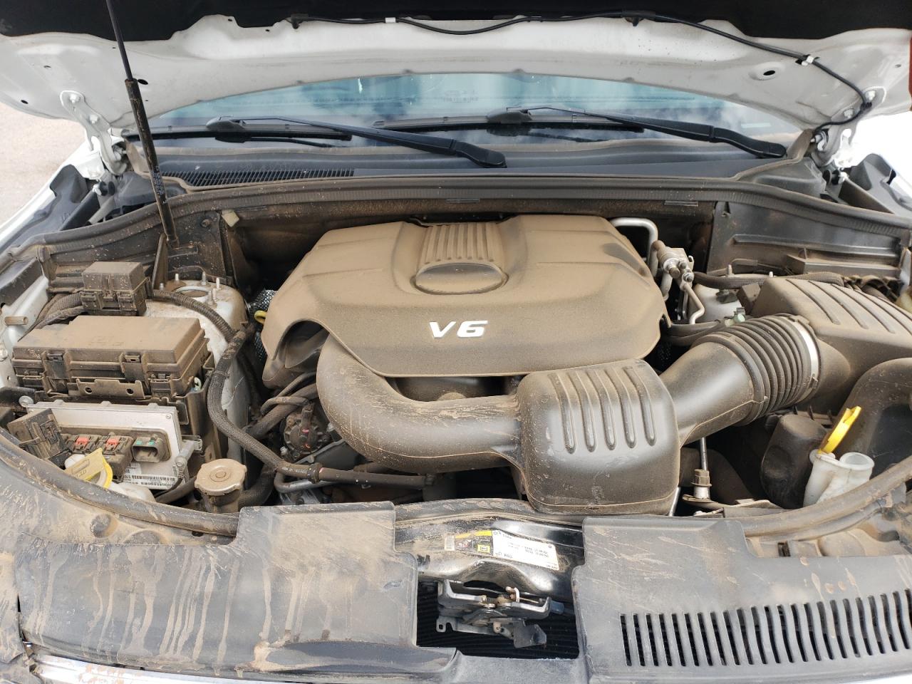 2013 Dodge Durango VIN 1C4RDJAG5DC697182 Copart auction photo, front end damage thumbnail 14