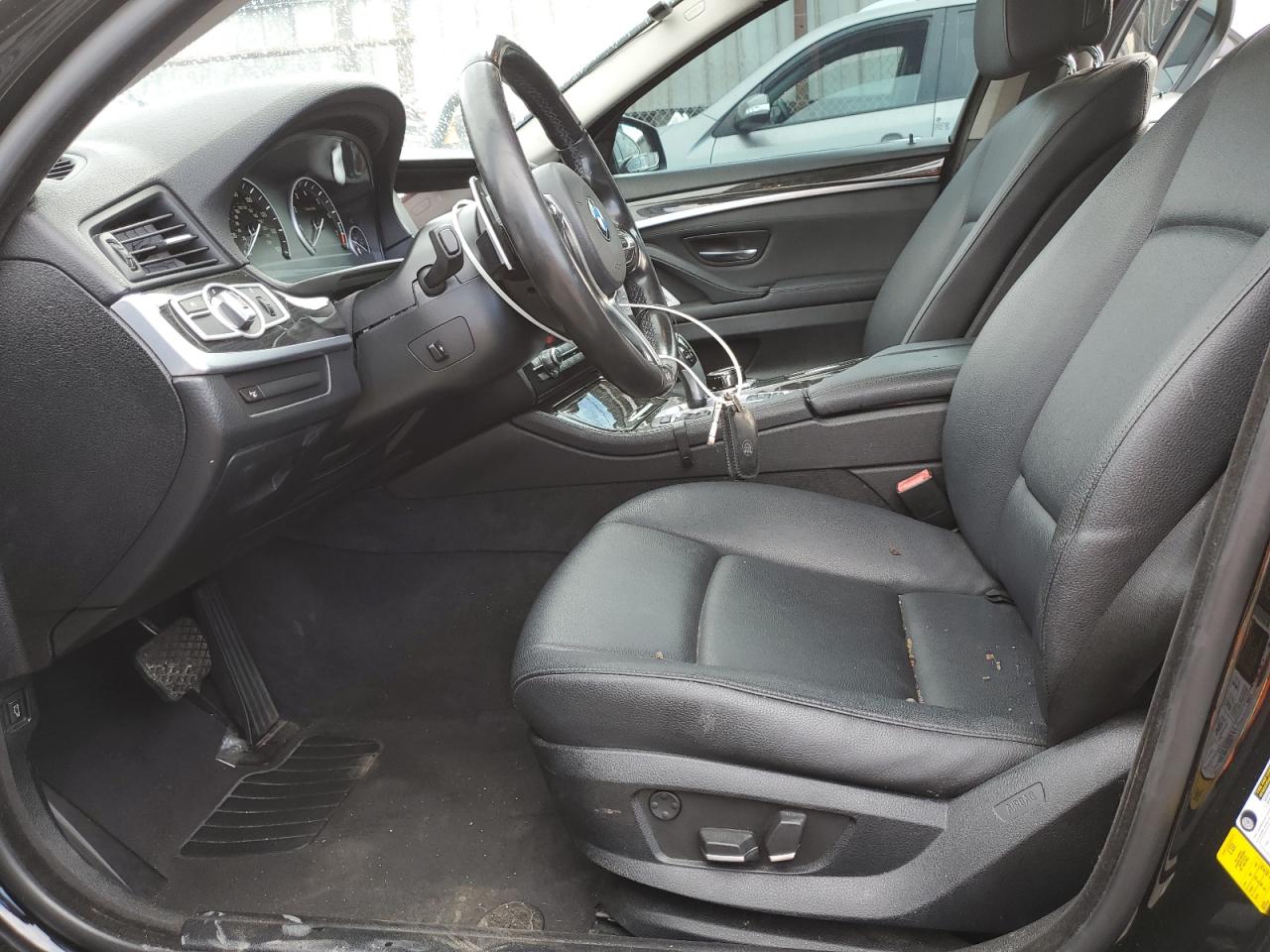 2013 BMW 5er VIN WBAXG5C57DD234386 Copart auction photo, burn - engine damage thumbnail 7