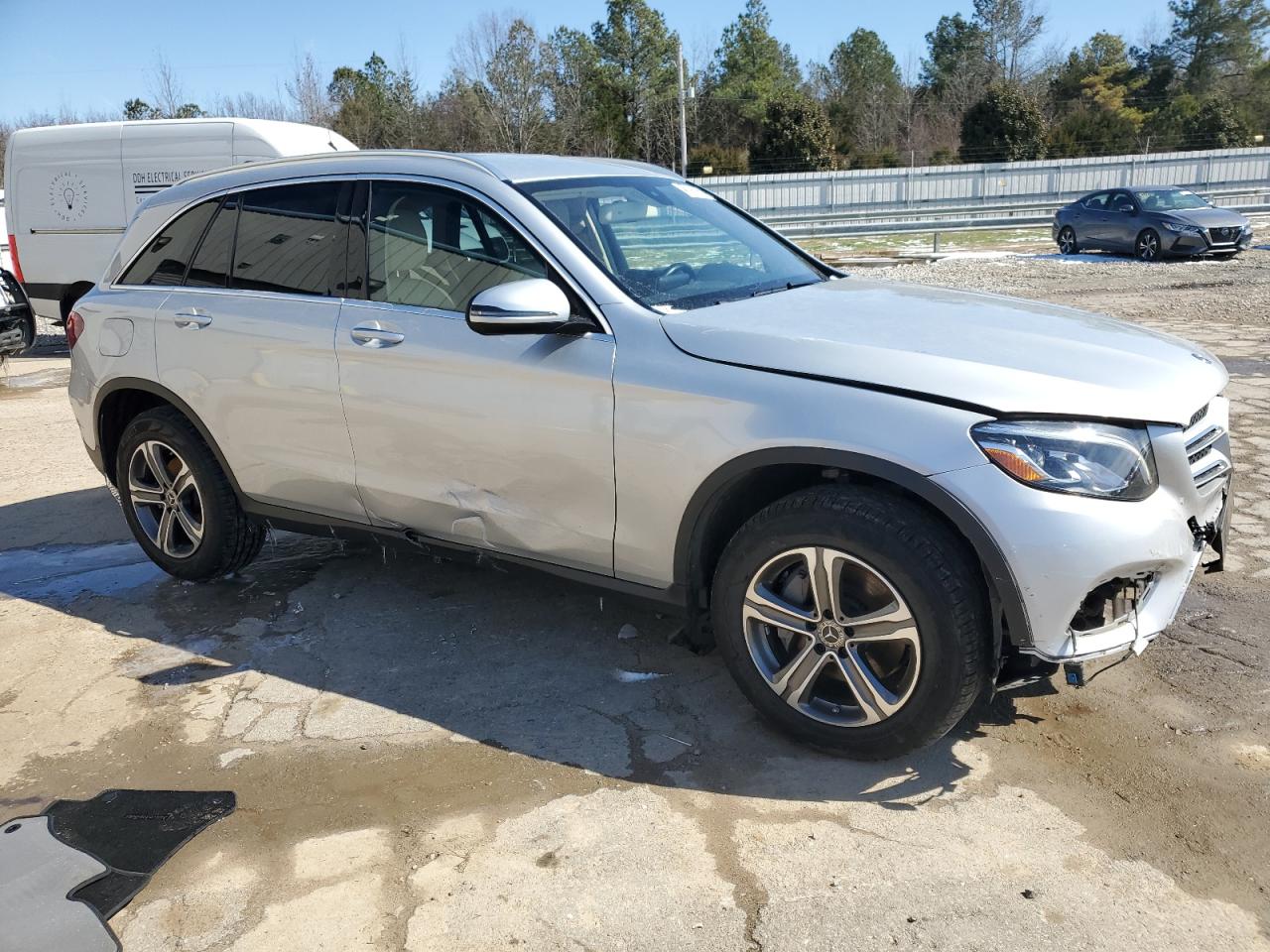 2019 Mercedes-Benz GLC VIN WDC0G4KB2KV196525 Copart auction photo, front end damage thumbnail 4