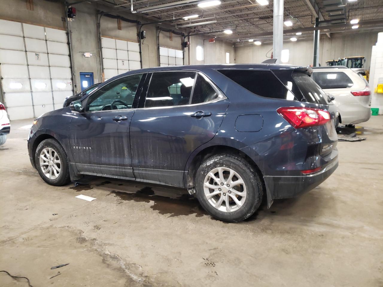 2018 Chevrolet Equinox VIN 3GNAXUEU9JL171327 Copart auction photo, front end / side damage thumbnail 2