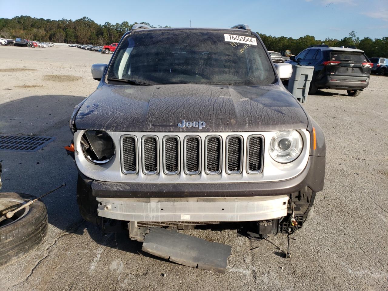 2018 Jeep Renegade VIN ZACCJBDB8JPH79774 Copart auction photo, side / front end damage thumbnail 5