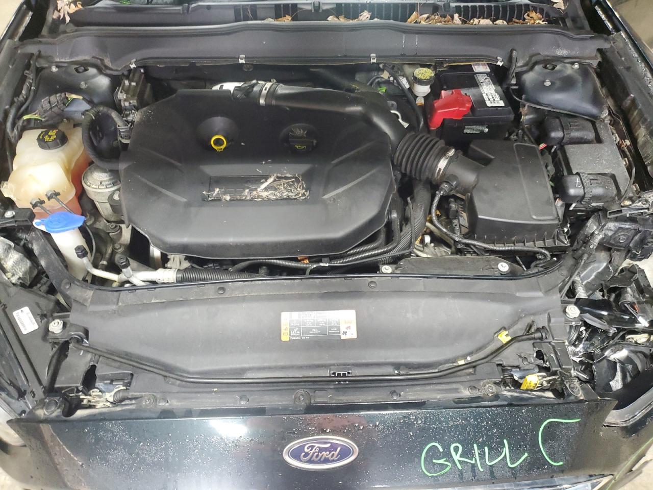 2014 Ford Fusion VIN 3FA6P0H98ER266467 Copart auction photo, front end / side damage thumbnail 11