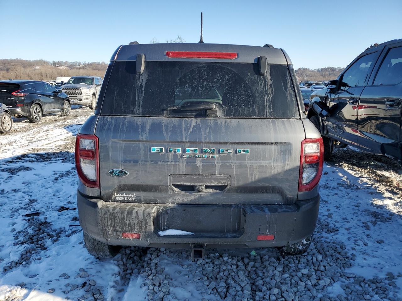 2022 Ford Bronco VIN 3FMCR9B67NRD47143 Copart auction photo, front end / side damage thumbnail 6