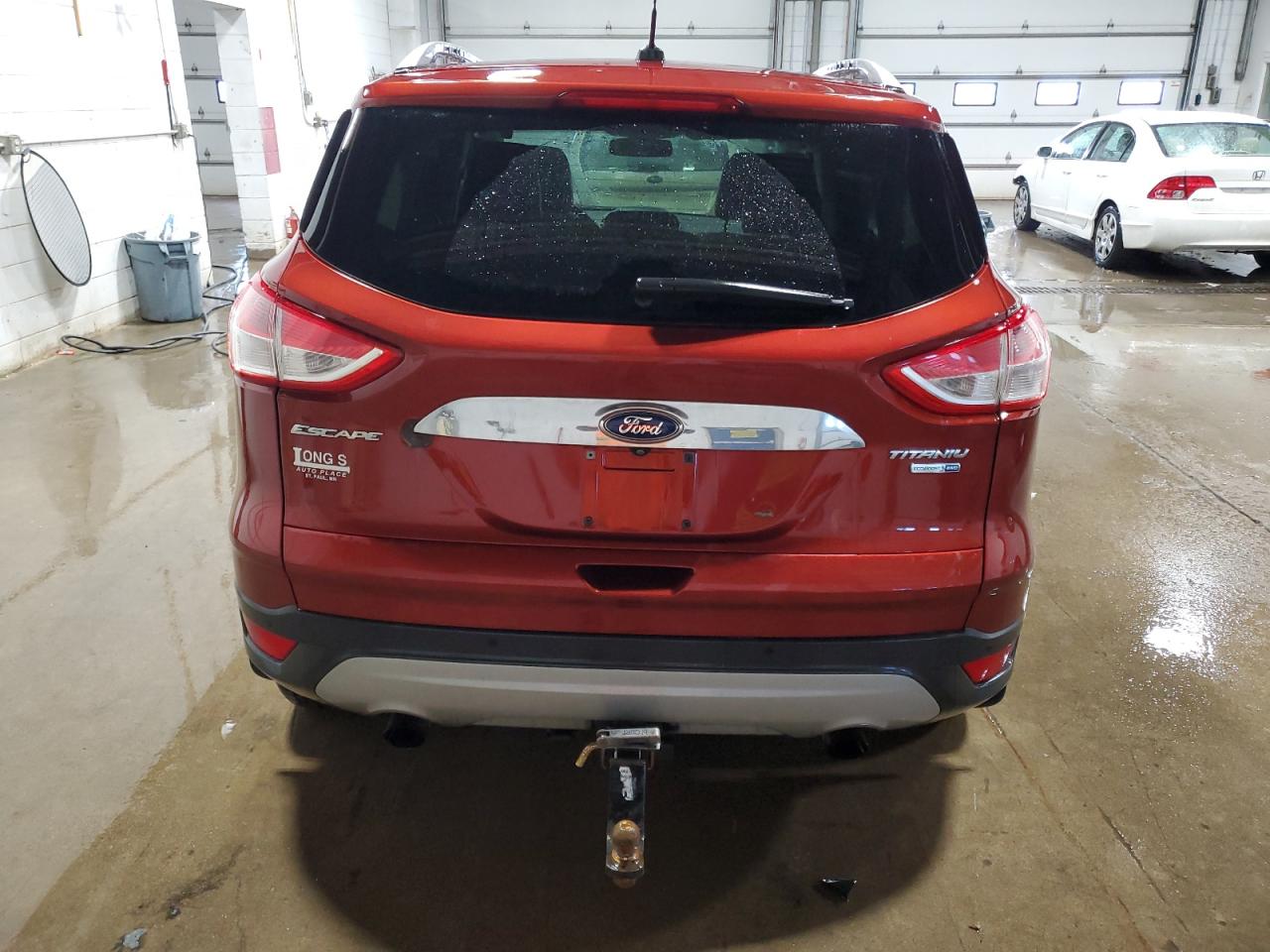 2014 Ford Escape VIN 1FMCU9J99EUB46928 Copart auction photo, side / front end damage thumbnail 6