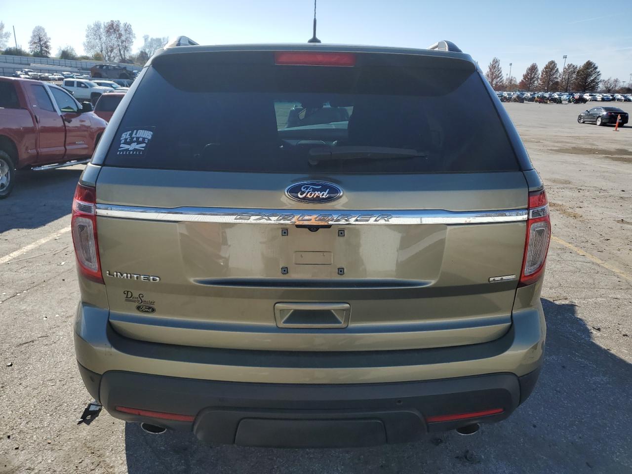 2013 Ford Explorer VIN 1FM5K8F81DGB53121 Copart auction photo, front end / side damage thumbnail 6