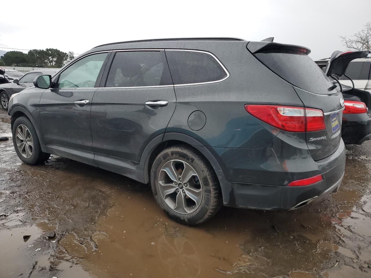 2013 Hyundai Santa Fe VIN KM8SM4HF2DU003845 Copart auction photo, front end damage thumbnail 2