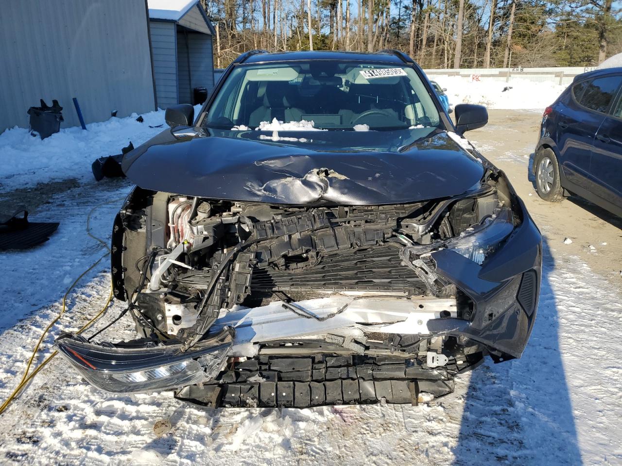 2021 Toyota RAV 4 VIN 2T3H1RFV6MW141423 Copart auction photo, front end / rear end damage thumbnail 5