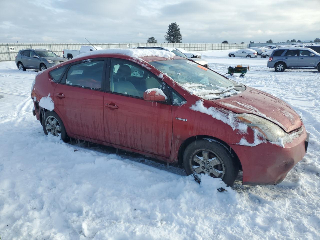 2009 Toyota Prius VIN JTDKB20U097877951 Copart auction photo, all over damage thumbnail 4