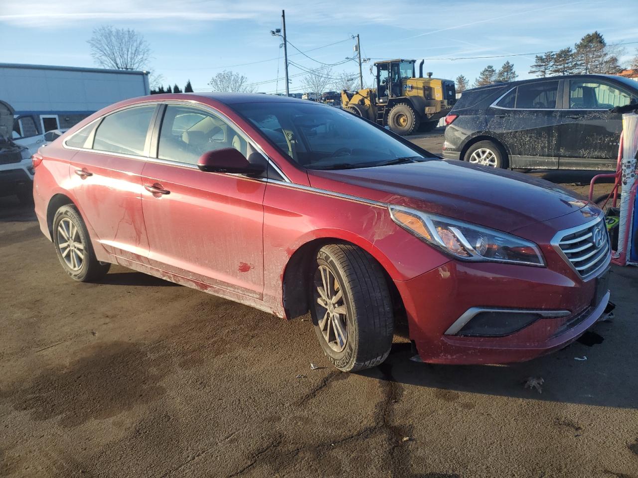2016 Hyundai Sonata VIN 5NPE24AFXGH292800 Copart auction photo, front end / undercarriage damage thumbnail 4