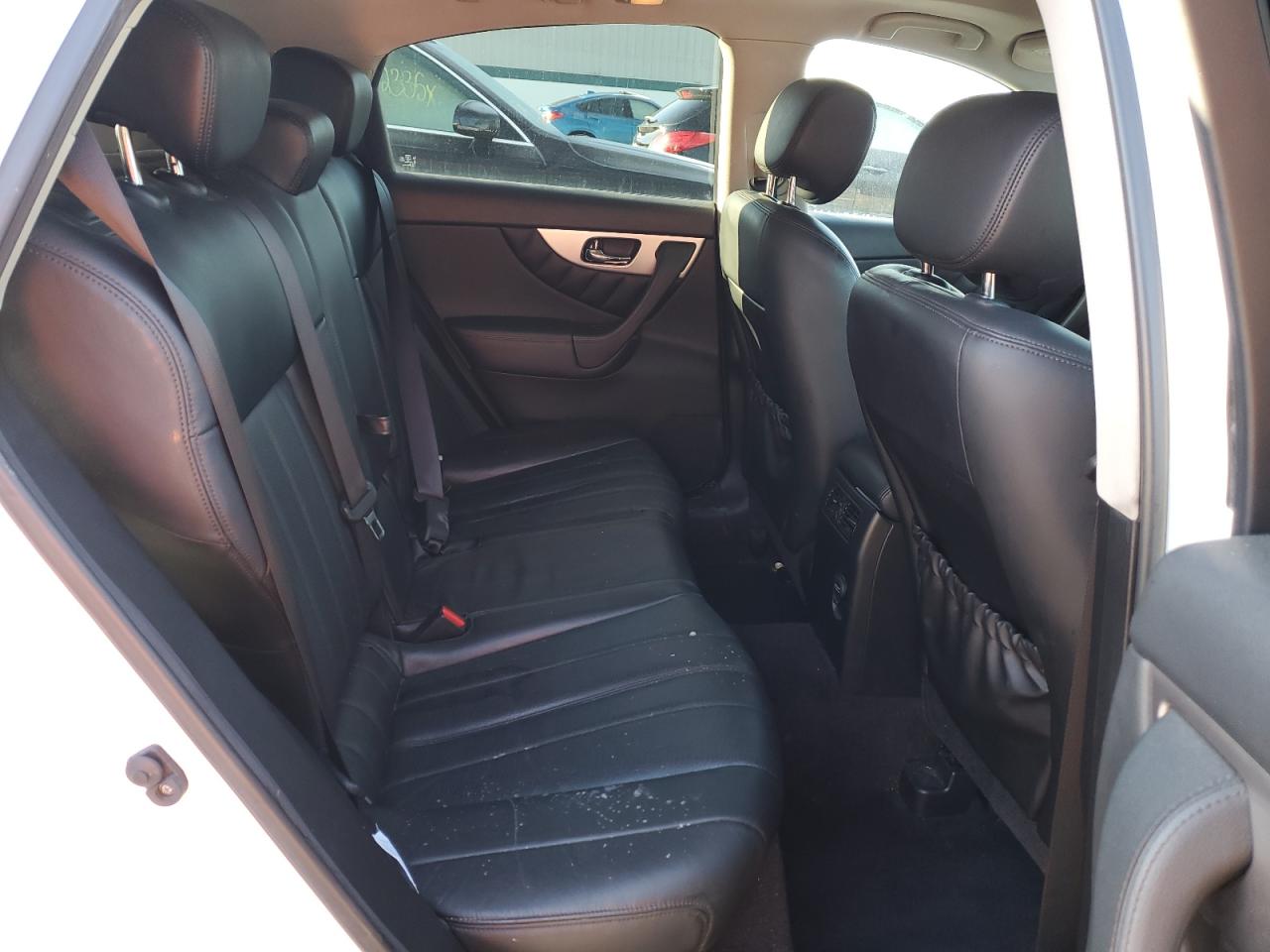 2014 Infiniti QX70 VIN JN8CS1MW2EM411268 Copart auction photo, front end damage thumbnail 11