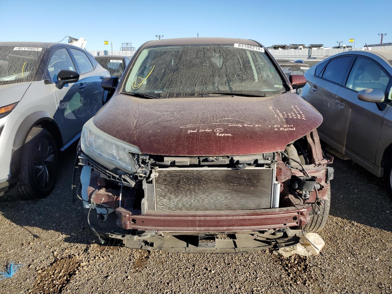 2016 Honda CR-V VIN 2HKRM4H58GH608705 Copart auction photo, front end damage thumbnail 5