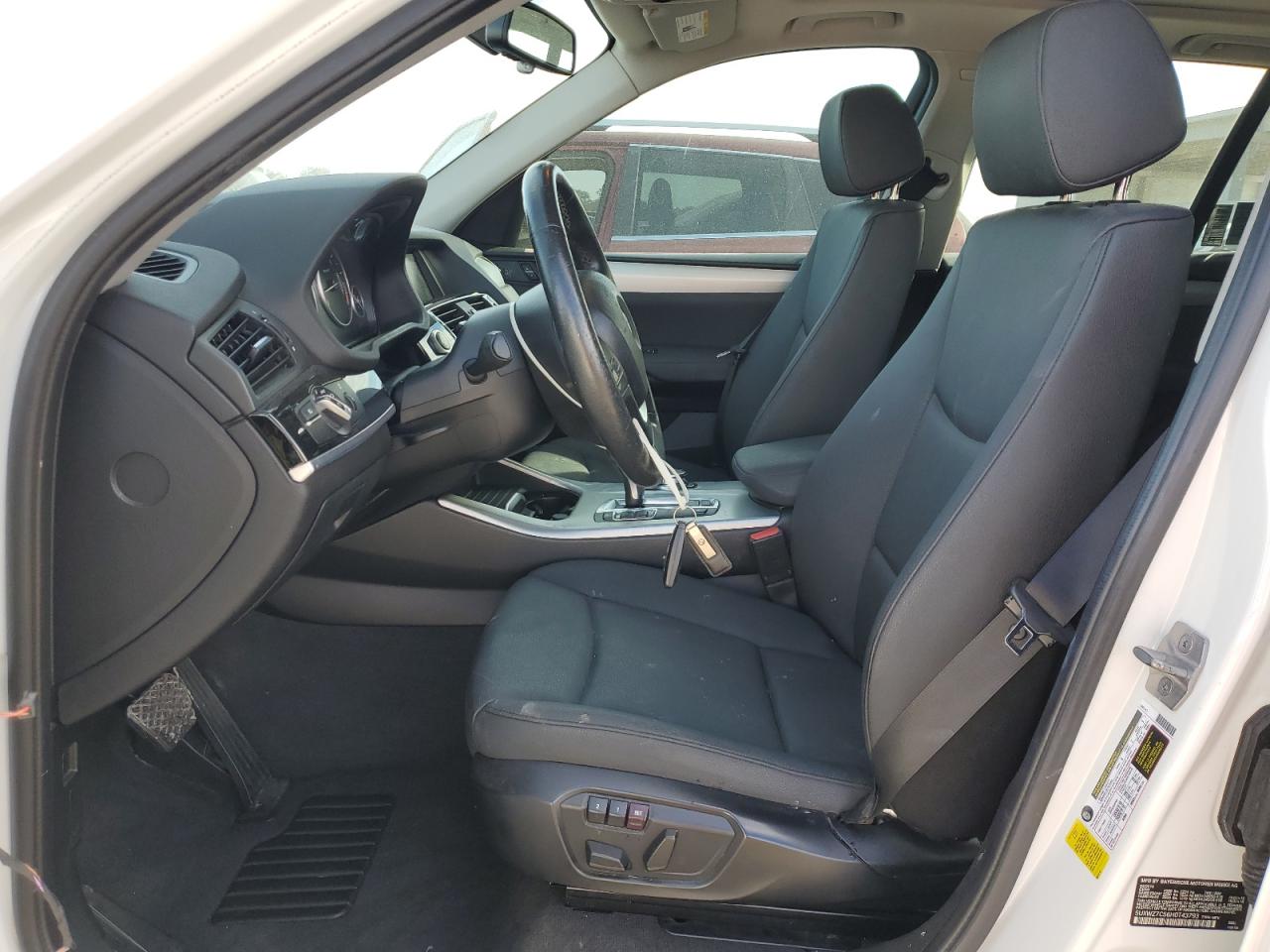 2017 BMW X3 VIN 5UXWZ7C56H0T43793 Copart auction photo, front end / minor dent/scratches damage thumbnail 7