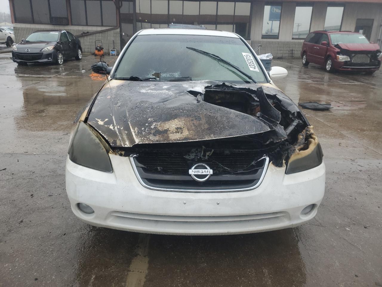 2003 Nissan Altima VIN 1N4BL11E93C115883 Copart auction photo, burn - engine / side damage thumbnail 5