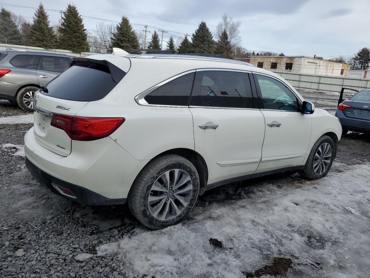 2015 Acura MDX VIN 5FRYD4H43FB023092 Copart auction photo, front end damage thumbnail 3