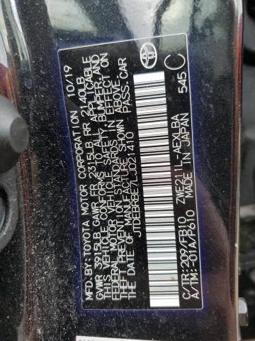 2020 Toyota Corolla VIN JTDEBRBE7LJ021410 Copart auction photo, front end damage thumbnail 12