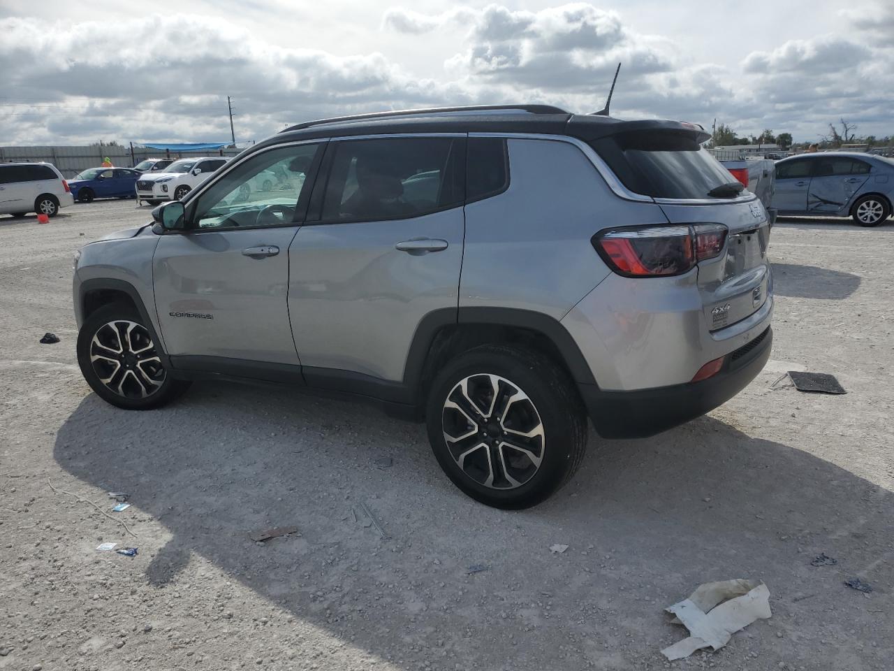2022 Jeep Compass VIN 3C4NJDCB0NT149140 Copart auction photo, front end / side damage thumbnail 2