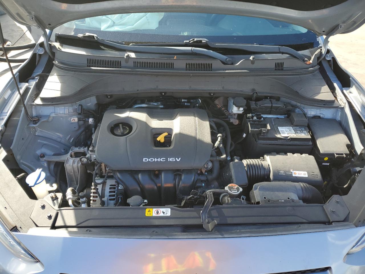 2018 Hyundai Kona VIN KM8K12AA5JU123484 Copart auction photo, front end / side damage thumbnail 13