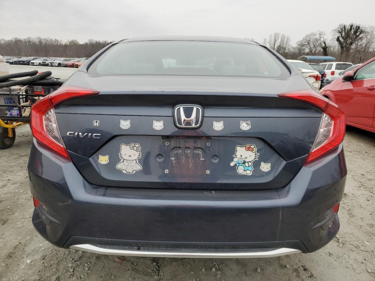 2021 Honda Civic VIN 2HGFC2F65MH503308 Copart auction photo, side damage thumbnail 6