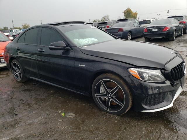 2018 Mercedes-Benz C-klasse VIN 55SWF6EB7JU255980 Copart auction photo, front end / side damage thumbnail 4