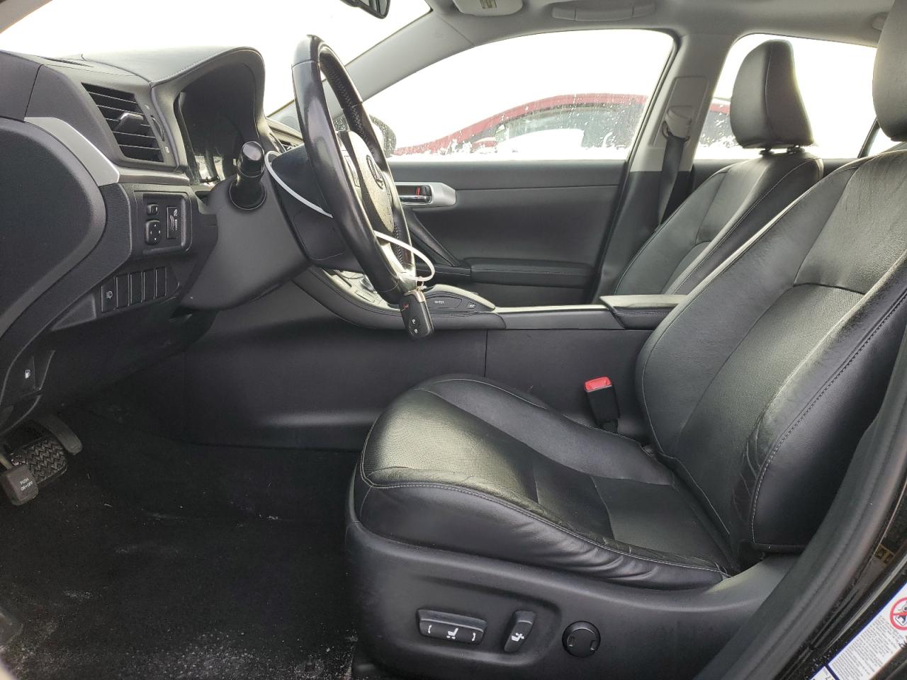 2012 Lexus CT VIN JTHKD5BH0C2102418 Copart auction photo, side / front end damage thumbnail 7