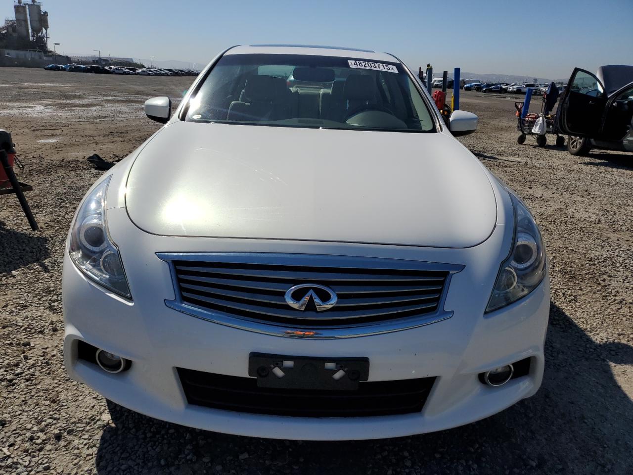 2011 Infiniti G VIN JN1CV6ARXBM411256 Copart auction photo, rear end damage thumbnail 5