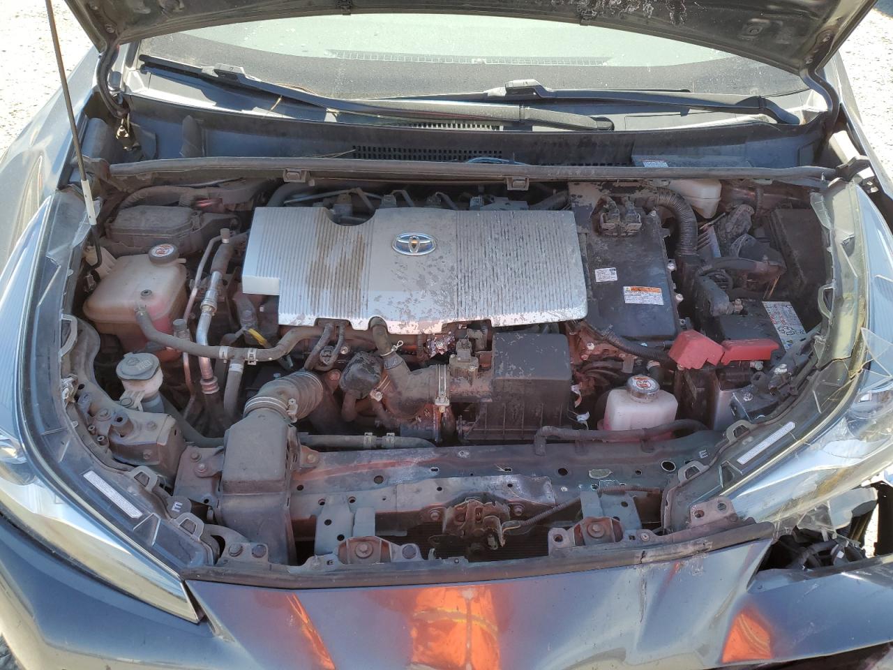 2019 Toyota Prius VIN JTDKARFU6K3086954 Copart auction photo, front end / side damage thumbnail 11