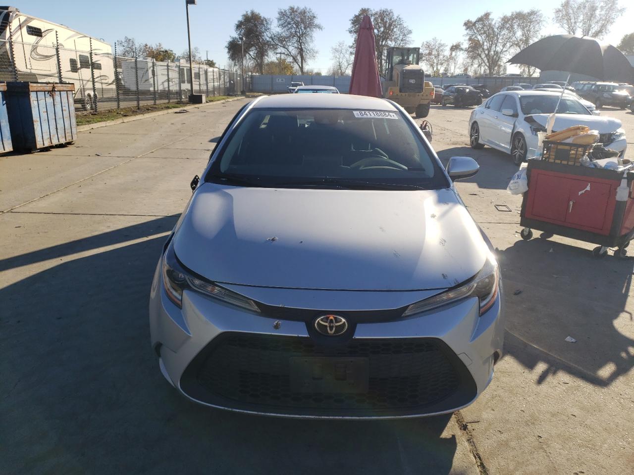 2020 Toyota Corolla VIN JTDEPRAE1LJ051053 Copart auction photo, side / rear end damage thumbnail 5