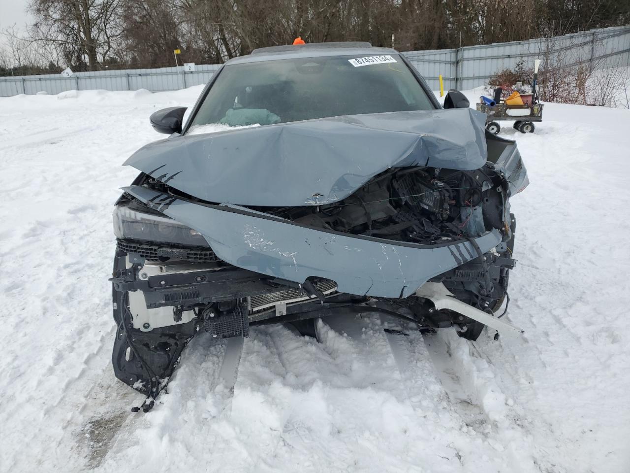 2023 Honda Civic VIN 2HGFE1F9XPH002403 Copart auction photo, front end / side damage thumbnail 5