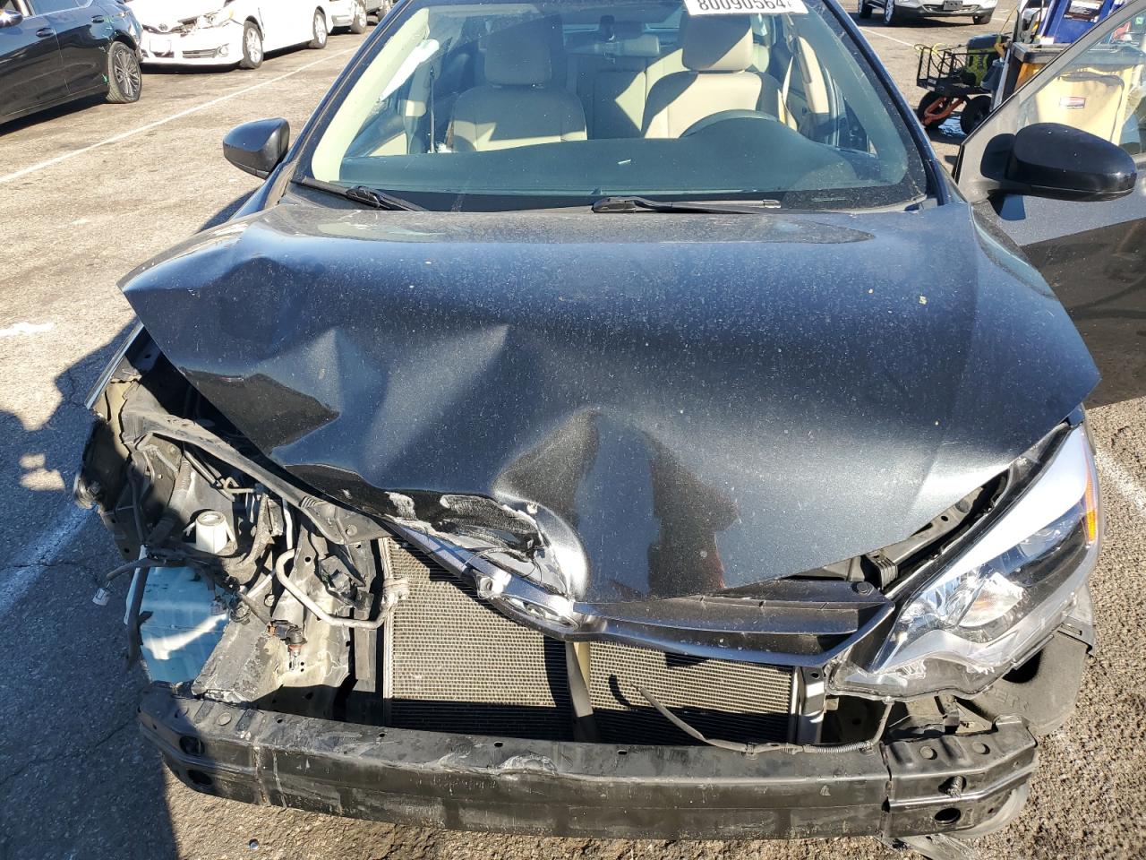 2015 Toyota Corolla VIN 2T1BURHE1FC479948 Copart auction photo, front end / side damage thumbnail 11