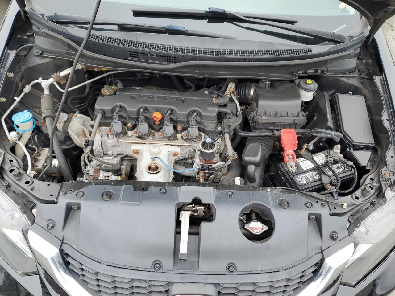 2014 Honda Civic VIN 2HGFB2F54EH521147 Copart auction photo, all over damage thumbnail 12