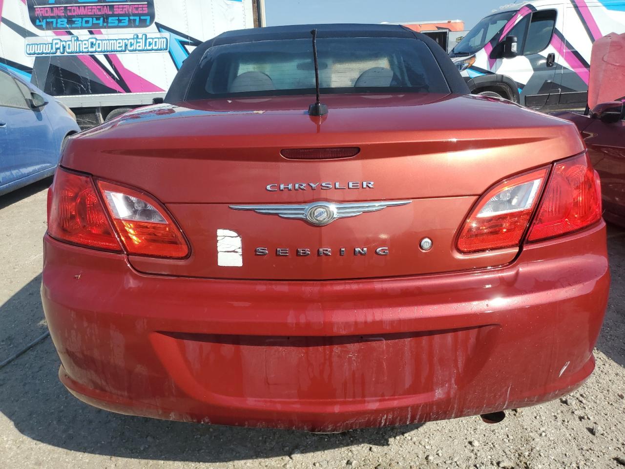 2010 Chrysler Sebring VIN 1C3BC5ED9AN148309 Copart auction photo, water/flood damage thumbnail 6