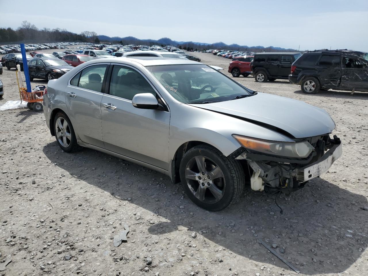 2010 Acura TSX VIN JH4CU2F64AC012644 Copart auction photo, front end damage thumbnail 4