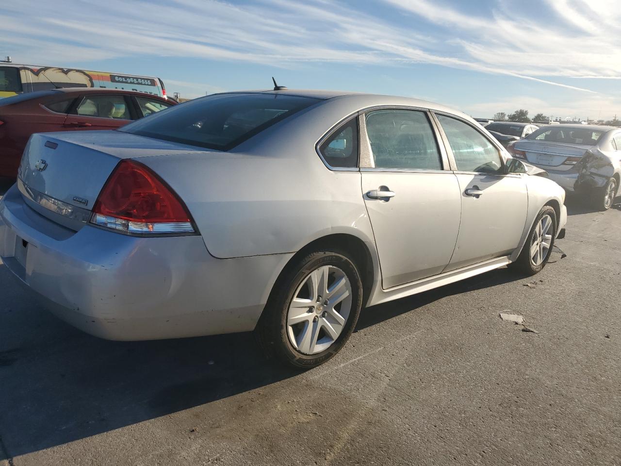 2010 Chevrolet Impala VIN 2G1WA5EK9A1246722 Copart auction photo, front end / rear end damage thumbnail 3
