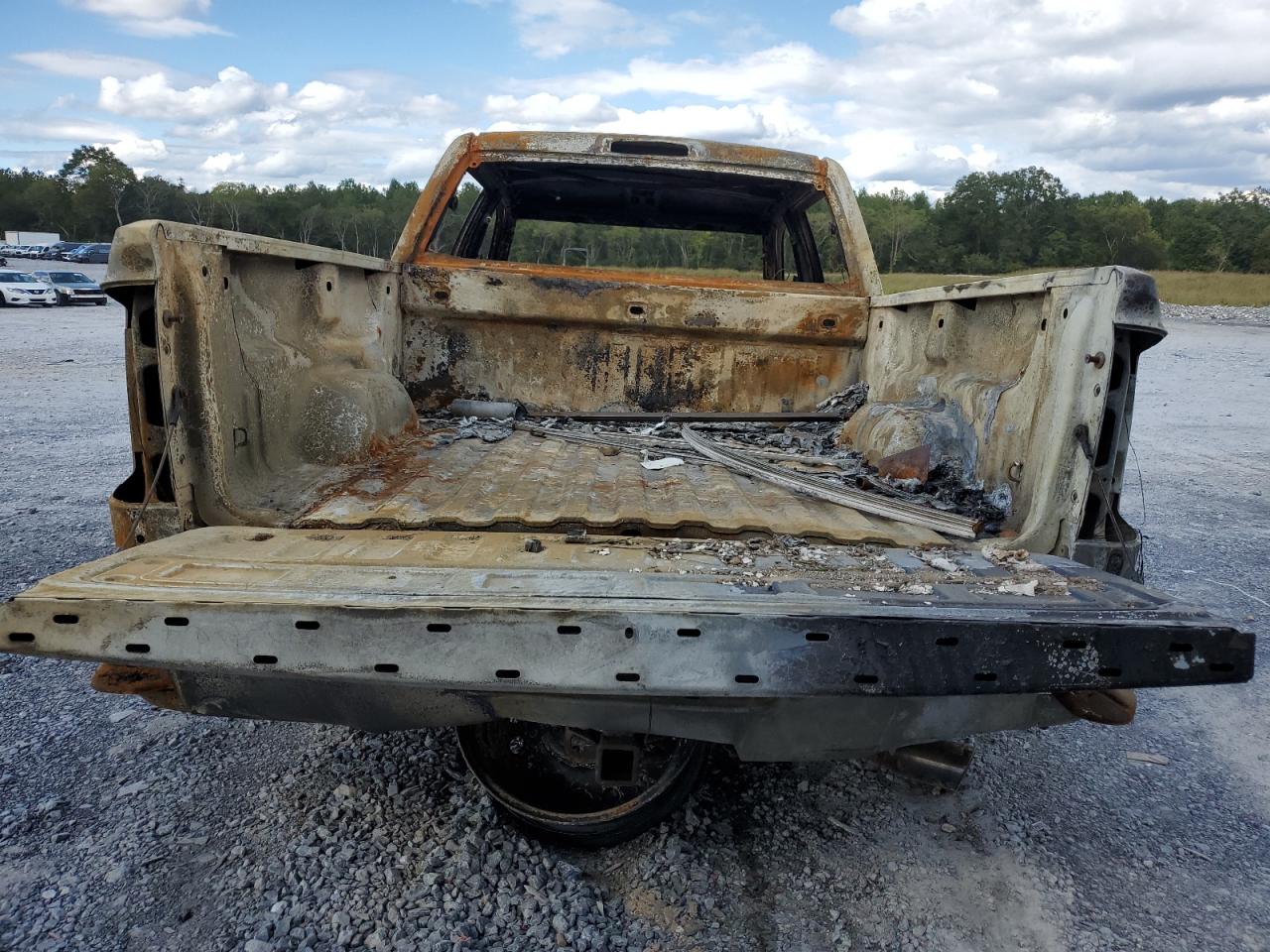 2017 Chevrolet Silverado VIN 3GCUKREC1HG465087 Copart auction photo, burn damage thumbnail 6