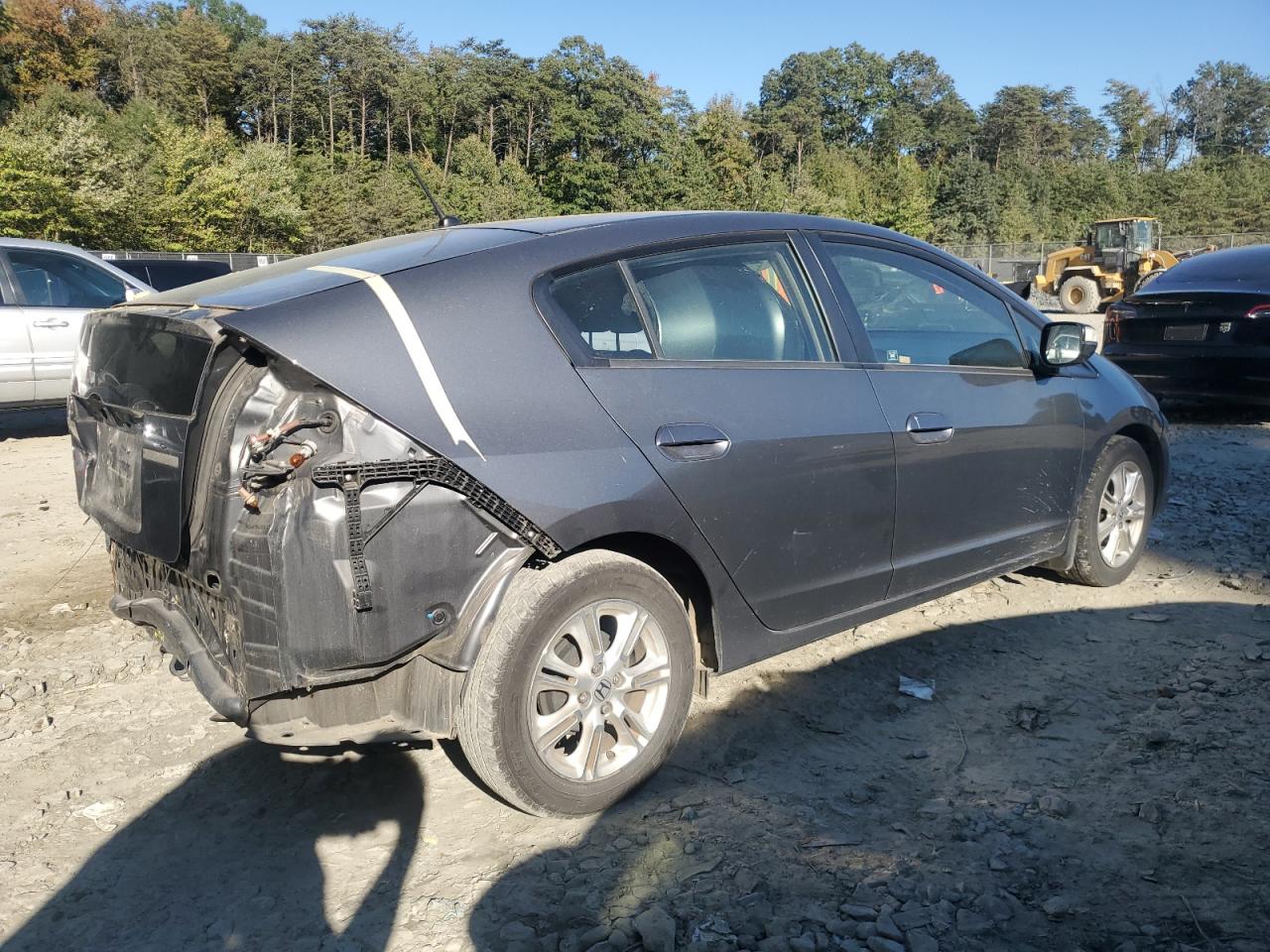 2011 Honda Insight VIN JHMZE2H70BS010782 Copart auction photo, rear end damage thumbnail 3
