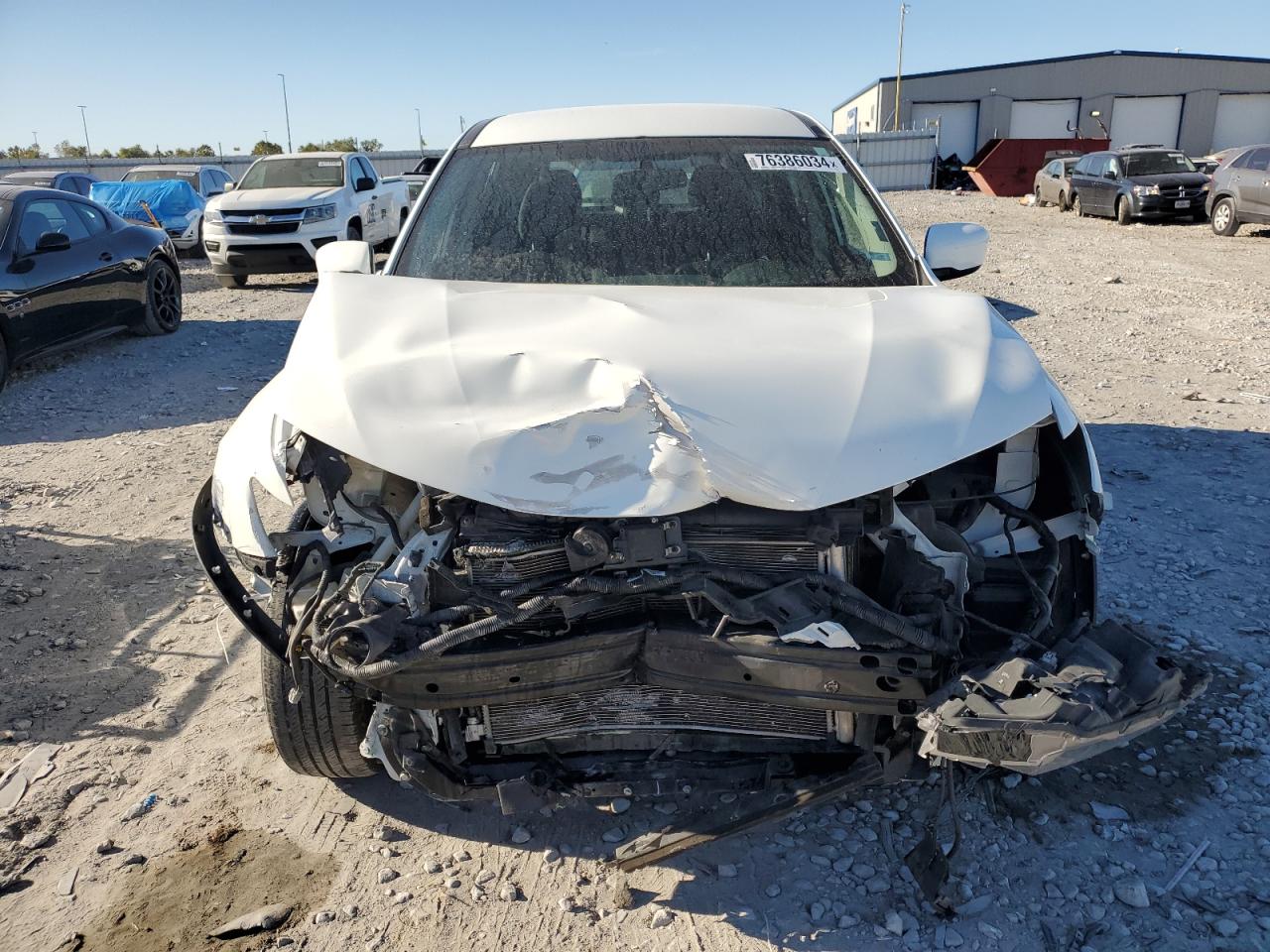 2017 Nissan Rogue VIN KNMAT2MV8HP619509 Copart auction photo, front end damage thumbnail 5