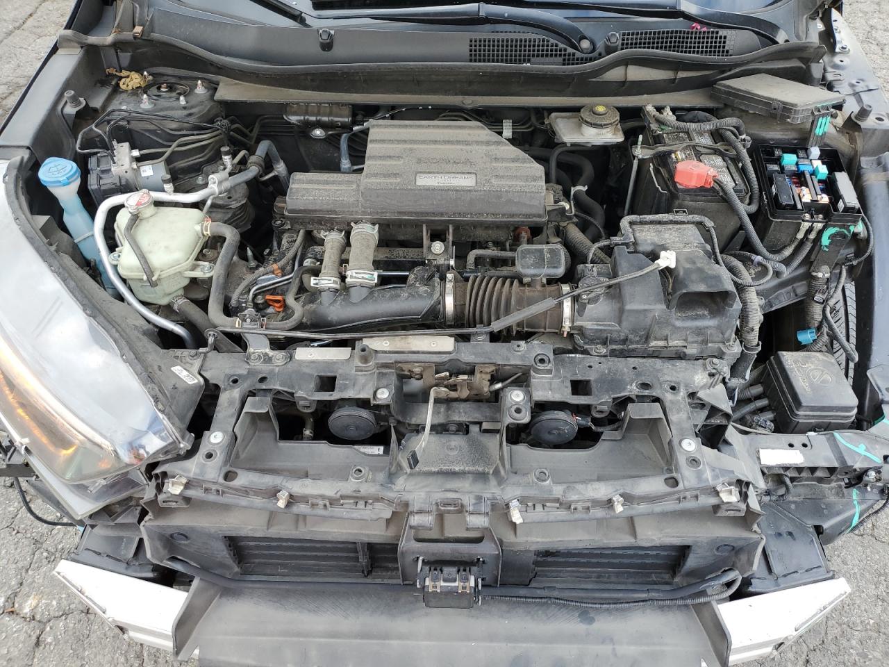 2019 Honda CR-V VIN 2HKRW1H52KH514675 Copart auction photo, front end / side damage thumbnail 12