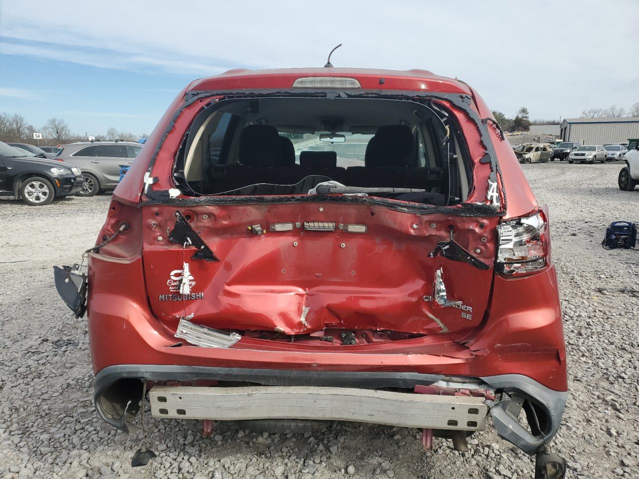 2016 Mitsubishi Outlander VIN JA4AD3A35GZ020361 Copart auction photo, front end / rear end damage thumbnail 6