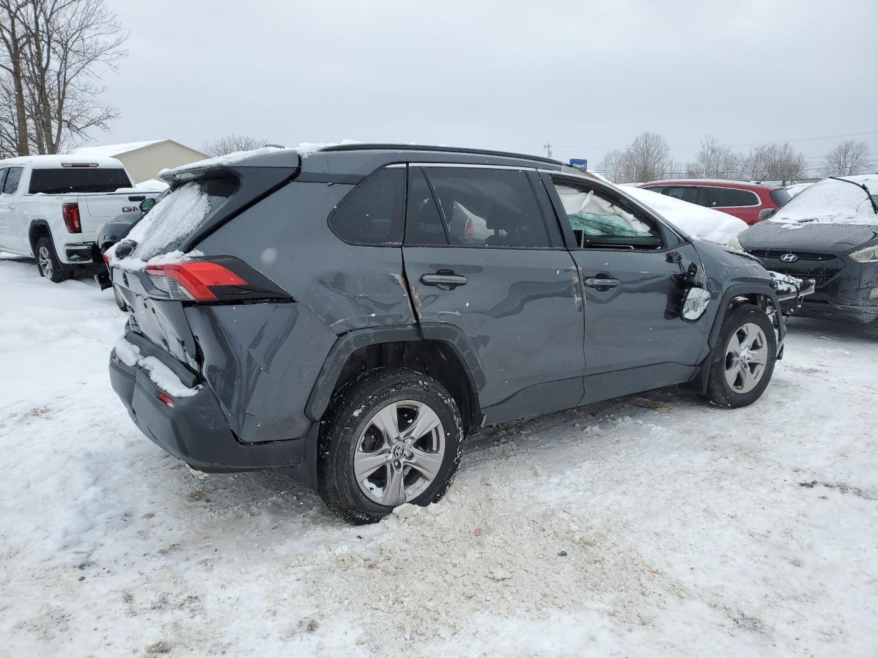 2023 Toyota RAV 4 VIN 2T3P1RFV6PW332422 Copart auction photo, all over damage thumbnail 3